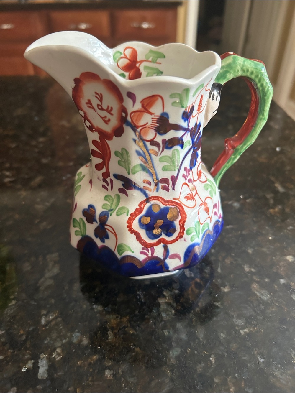 Gaudy Antique Allertons Pitcher Jug